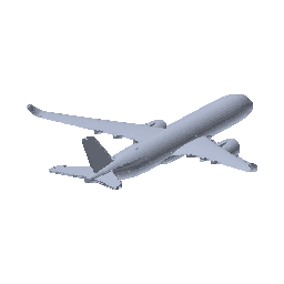 Narrow-body Jet — 3D model in Tixplore: Travel Animator
