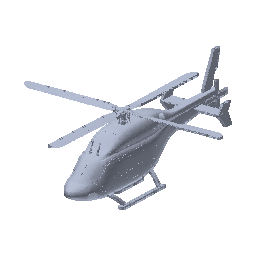 Helicopter — 3D model in Tixplore: Travel Animator