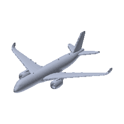 Twin-jet Airliner — 3D model in Tixplore: Travel Animator